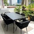 Spottiswoode Suites | Product Seen: [Jamaica Outdoor Armchair & Sintered x Rishi Dining Table - W1600]
